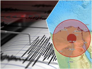 Silné otrasy v Egypte