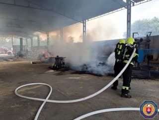 Požiar v obci Jablonové: