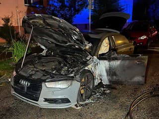 Nočný požiar na sídlisku