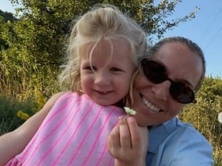 Dominika Cibulková s dcérou