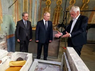 Odhalenie pozostatkov stredovekého kniežaťa