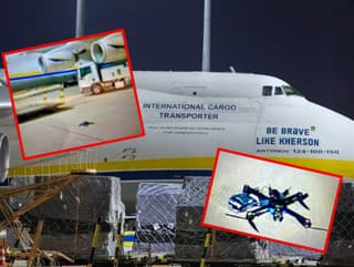Poškodený ukrajinský Antonov pristál