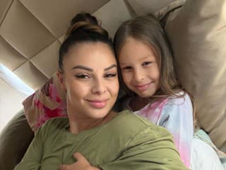 Monika Bagárová s dcérou