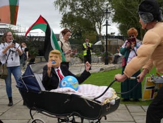 Trump na írskom golfe