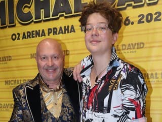 Michal David s vnukom