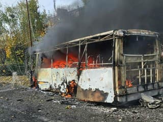 Rusi zasiahli aj autobusy