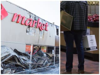 Panika v supermarkete: Počas