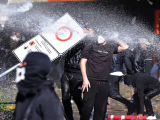 Študentské protesty v Tirane