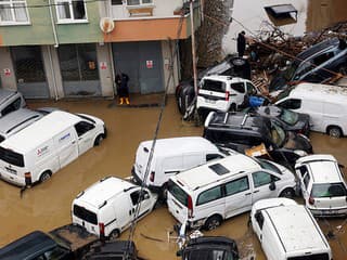 Povodne v Istanbule
