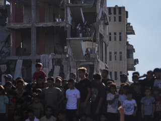 Palestínske ženy a deti