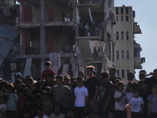 Palestínske ženy a deti