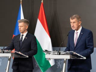 Andrej Babiš a Péter