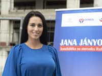Kandidátka na post starostky mestskej časti Bratislava-Ružinov Jana Jányová