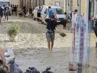 Záplavy v Taliansku.