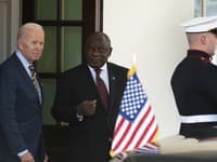 Joe Biden a juhoafrický prezident Cyril Ramaphosa
