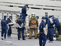 K udalosti došlo v blízkosti tokijského úradu predsedu japonskej vlády Fumia Kišidu