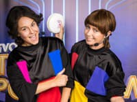 Natália Puklušová a Dominika Kavaschová v Tvoja tvár znie povedome
