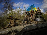 Na snímke je ukrajinská armáda