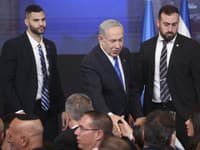 Benjamin Netanjahu počas volieb