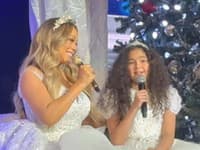 Mariah Carey so svojou dcérkou.