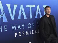 Sam Worthington na premiére filmu Avatar: The Way of Water