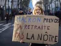 Protest v Paríži proti dôchodkovej reforme