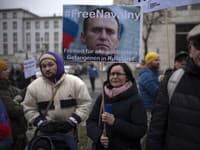 Navaľného podporovatelia protestovali pred ruským veľvyslanectvom