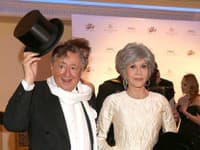 Jane Fonda a Richard Lugner