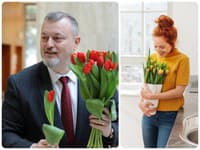 Na Medzinárodný deň žien nezabudol ani šéf rezortu práce Milan Krajniak