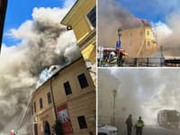 Ničivý požiar v Banskej