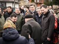 Eduard Heger sa na návšteve Ukrajiny stretol s prezidentom Zelenským