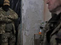Ukrajinskí vojaci v Doneckej oblasti