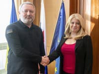 Zuzana Čaputová a generálny prokurátor Ukrajiny Andrij Kostin