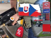 Rozdiel v cenách pohonných hmôt medzi Českom a Slovenskom je priepastný.