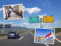 Na chorvátskych cestách čakajte kilometrové kolóny: Masívny nával dovolenkárov skomplikoval premávku