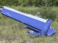 Miesto havárie lietadla Jevgenij Prigožina