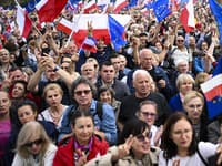 Protivládna demonštrácia v Poľsku