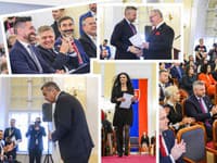 Slávnostné odovzdávanie osvedčení poslancom Národnej rady SR v historickej budove NR SR v Bratislave 9. októbra 2023.