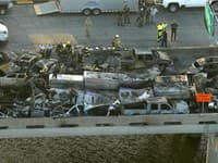 Hromadná nehoda na diaľnici v Louisiane