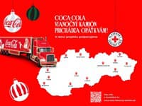 Celý výťažok z predaja na vianočnej roadshow Coca-Cola kamiónu poputuje SČK. 