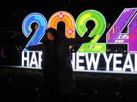 Oslavy Silvestra a Nového roka 2024 v Číne v Pekingu