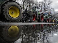 Nespokojní farmári protestujú v nemeckých uliciach