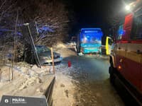 V Oravskom Podzámku havaroval autobus