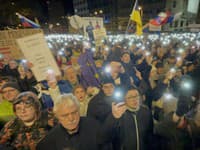 Protest v Bratislave