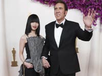 Riko Shibata and Nicolas Cage