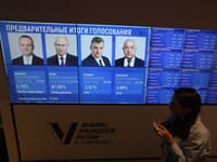 O post ruského prezidenta bojovali Vladislav Davankov, Vladimir Putin, Leonid Sluckij a Nikolaj Charitonov