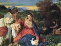 Tizianovu Králičiu Madonnu z roku 1530 môžete vidieť naživo v Louvri.