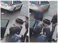 Išlo o sekundy! Autentické VIDEO z policajnej záchrany: Vďaka hrdinskému činu policajtov muž prežil
