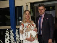 Branislav a Daniela Zahradníkovci na módnej prehliadke Lýdie Eckhardt