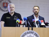Policajný prezident Ľubomír Solák a minister vnútra Matúš Šutaj Eštok 